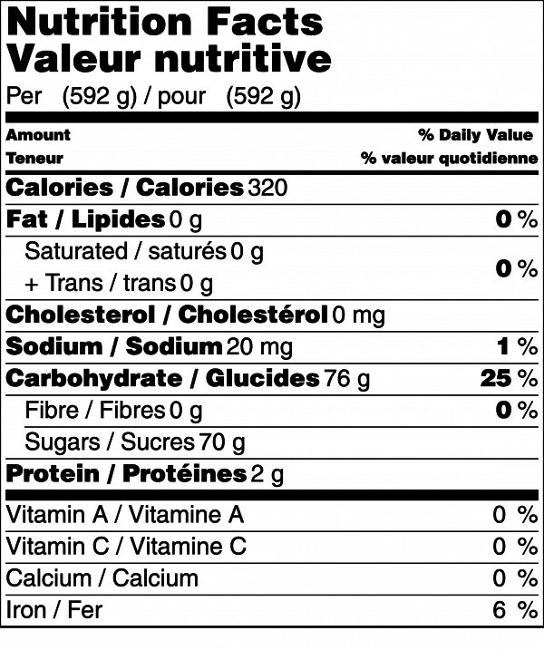 Apple juice nutrition facts