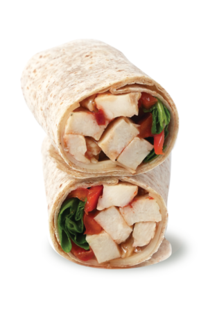 BBQ chicken wrap
