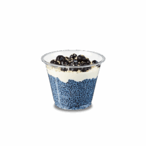 Blue lagoon chia pudding